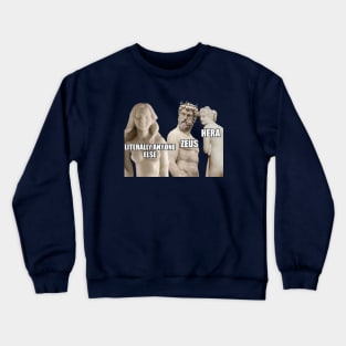 Zeus Meme Crewneck Sweatshirt